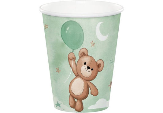 9CUP 12/8CT TEDDY BEAR