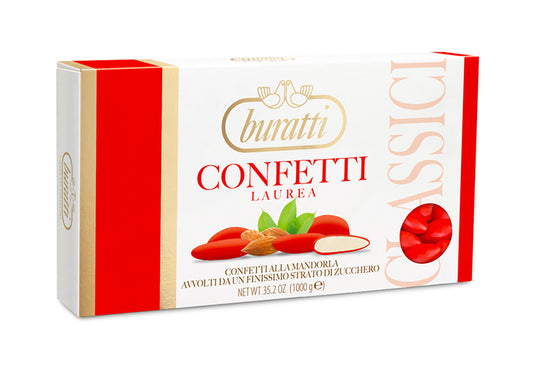CONFETTI LAUREA ROSSO KG.1