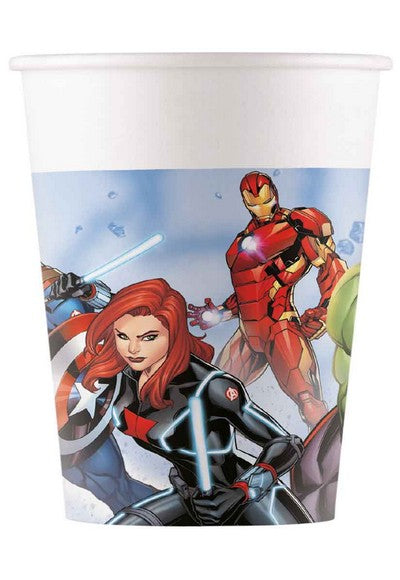 Bicchiere carta 8 pz FSC * AVENGERS INFI