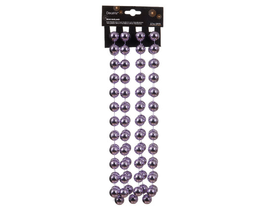 Bead garland xxl plastic sh lilac