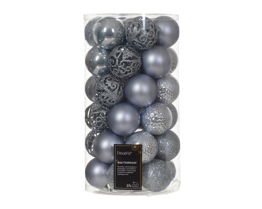 Bauble shatterproof sh-mt-gl mix blue