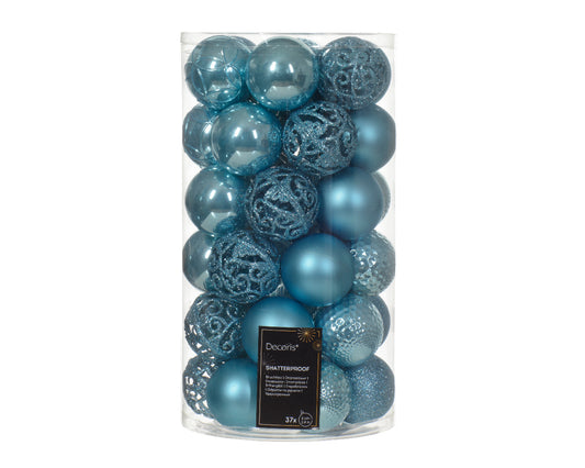 Bauble shatterproof sh-mt-gl mix blue