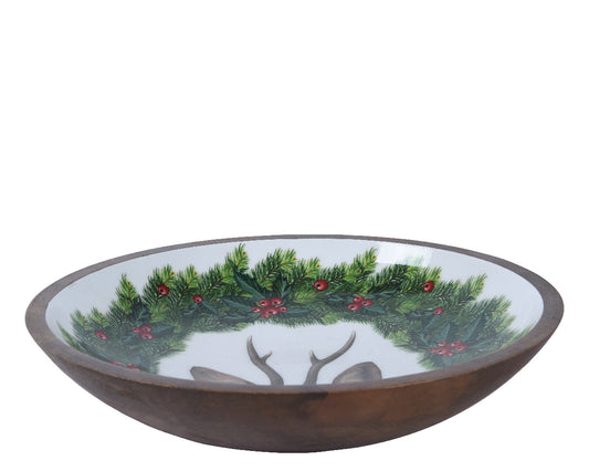 Bowl mangowood enamel print