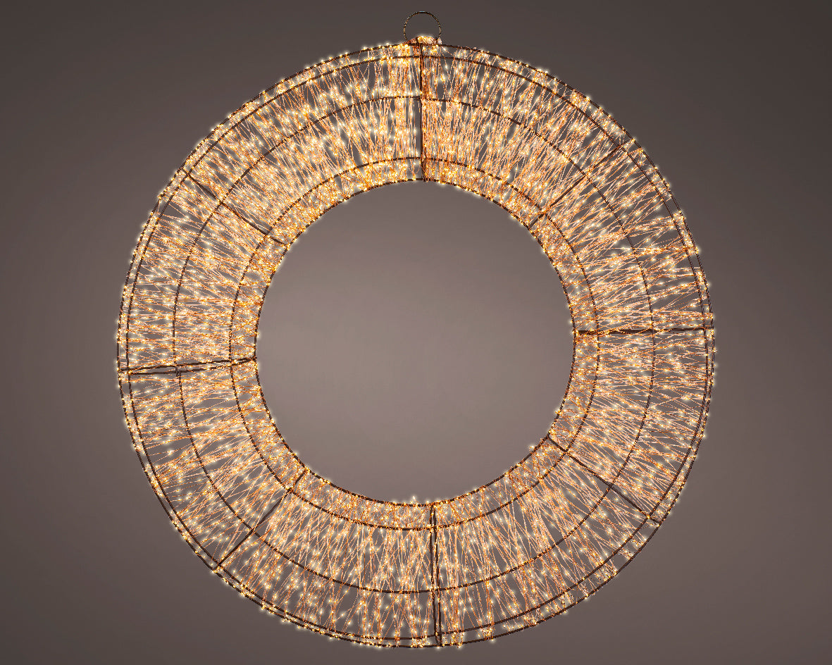 Micro LED frame deluxe wreath steady out