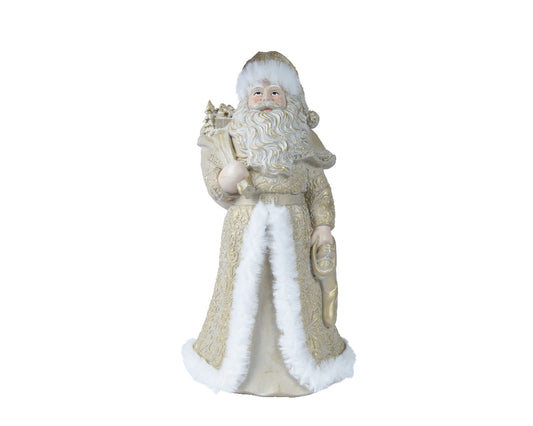 Santa polyresin santa w tree standing