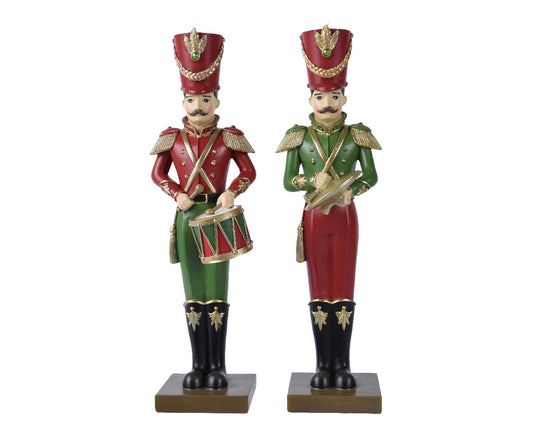 Soldier polyresin soldier drum-cymbals 2