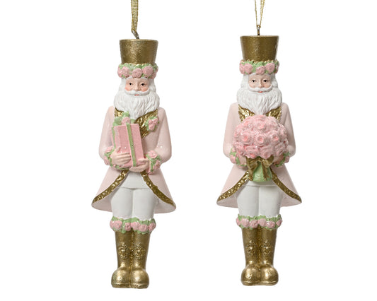 Santa polyresin flowers-giftbox 2ass
