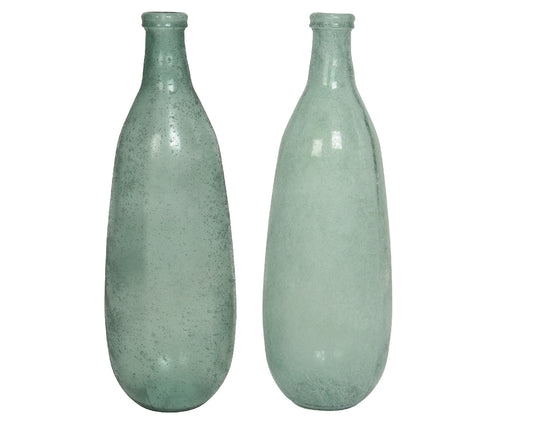 Vase recycled glass antique