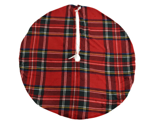 Tree skirt polyester velvet no 100% poly
