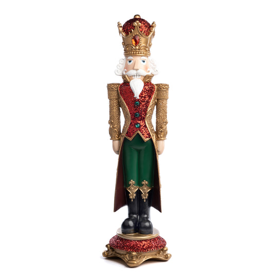 GLT NUTCRACKER ON STAND TT RD/GRN/GLD 62
