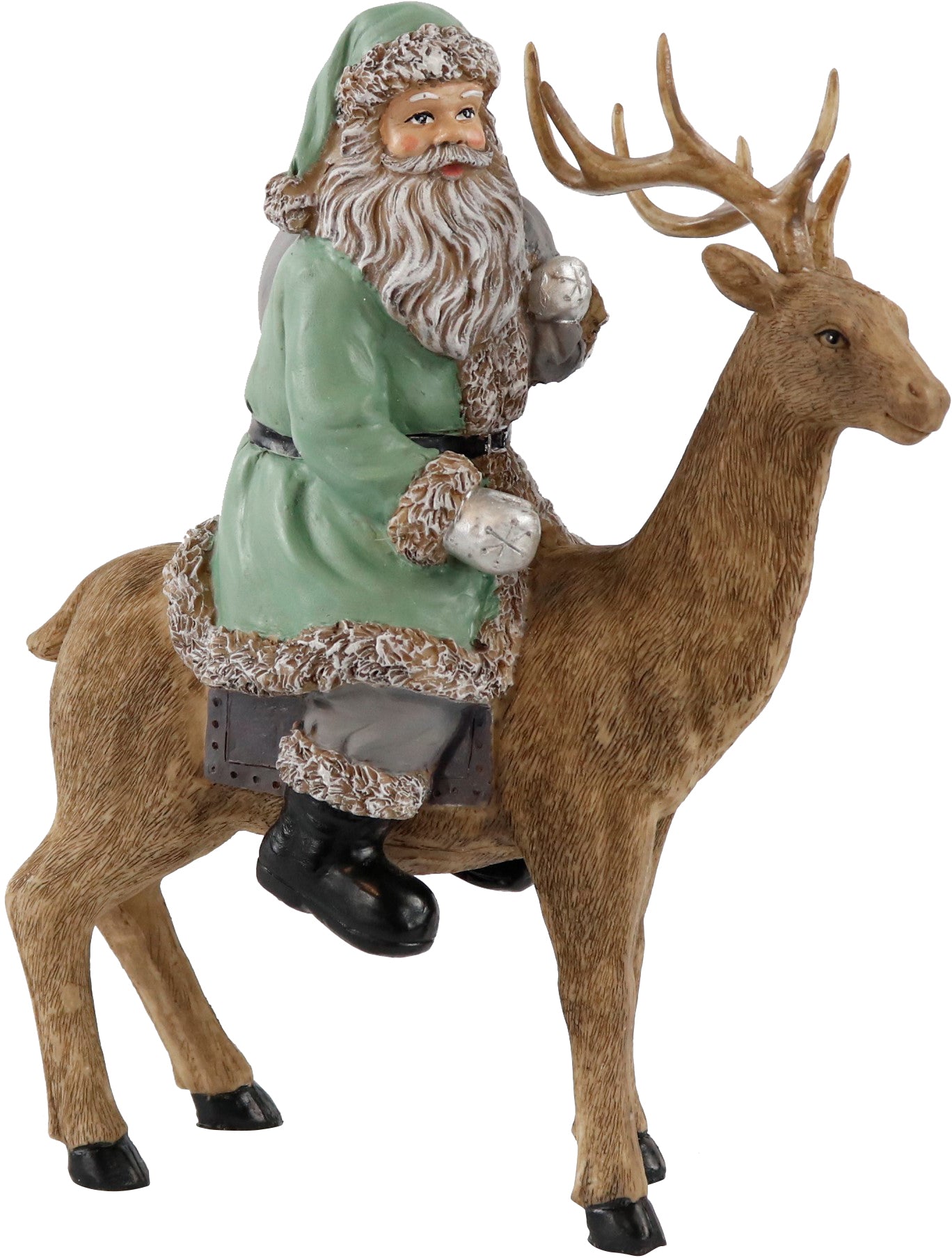 BABBO NATALE SU CERVO