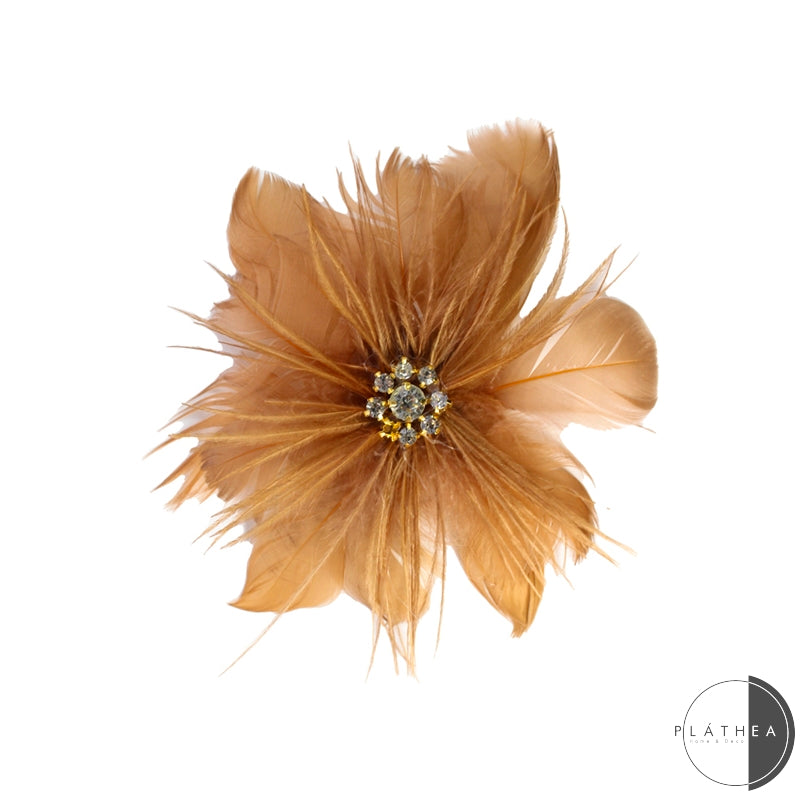 DECORO MAGNOLIA MARRONE D.16CM POLIESTER