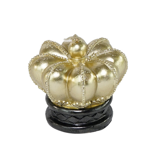 CANDELA CORONA ORO D.8X7,5CM