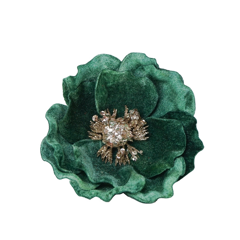 MAGNOLIA PETROLIO C.CLIP D.12CM POLIESTE