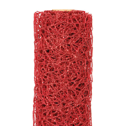 ROTOLO OCEANIA CM48X4,5MT GLITTER RED